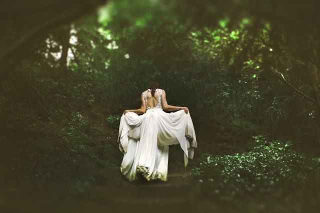 wedding dress bride woman